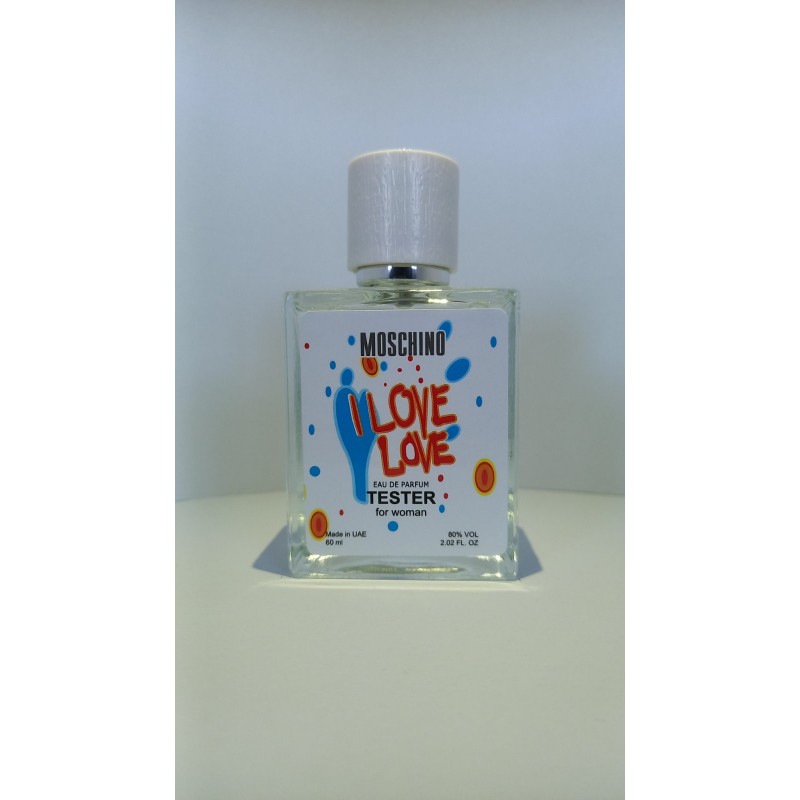Мини парфюм MOSCHINO LOVE LOVE 60 мл (53) (тестер белый)