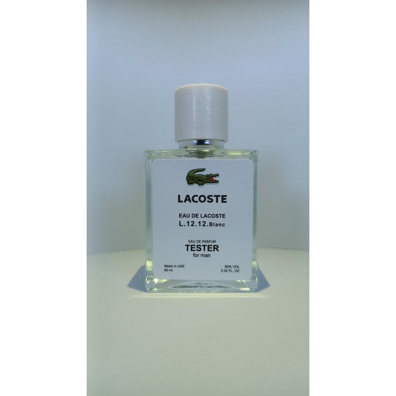 Міні парфум Eau De Lacoste L.12.12: Blanc 60 мл (тестер білий)