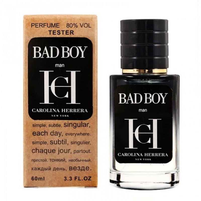 Мини парфюм Carolina Herrera Bad Boy 60 мл (тестер LUX)