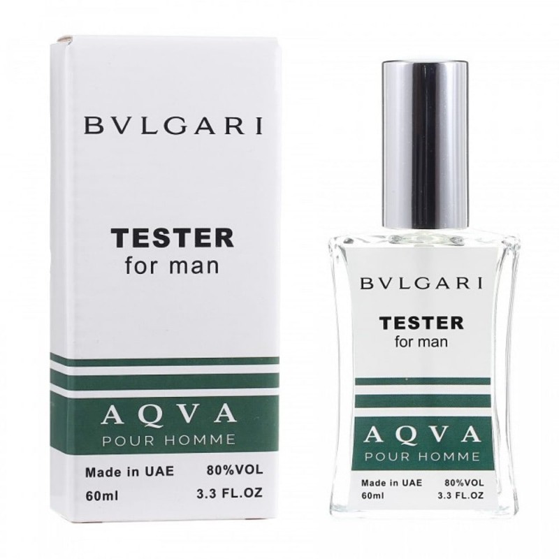 Мини парфюм Bvlgari Aqva Pour Homme 60мл (тестер белый)