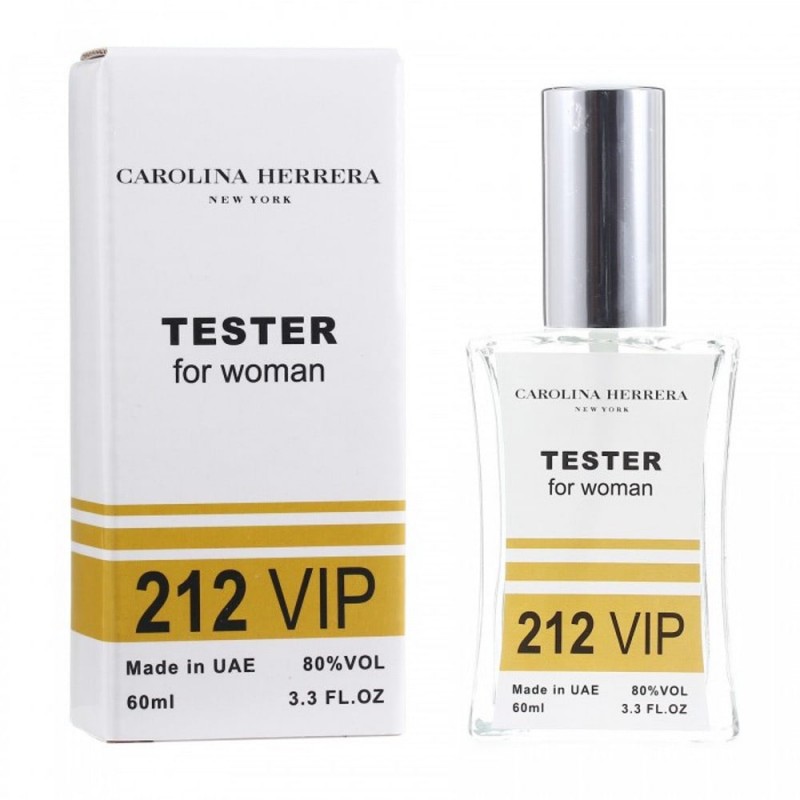 Мини парфюм Carolina Herrera 212 VIP Woman 60мл (тестер белый)