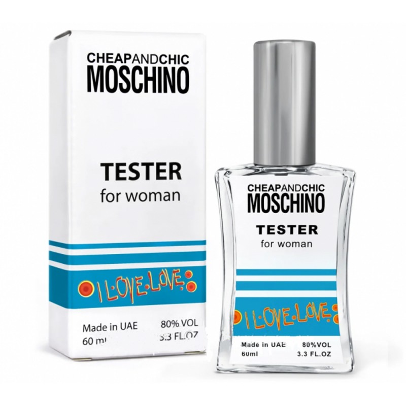 Мини парфюм MOSCHINO LOVE LOVE 60мл (тестер белый)