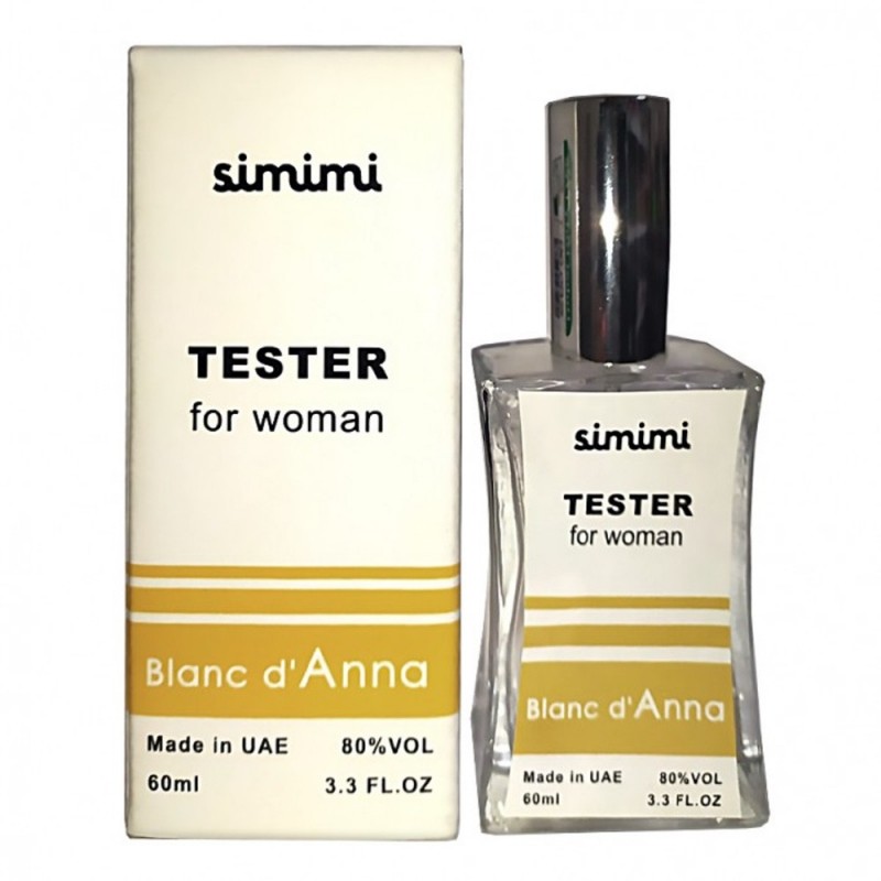 Мини парфюм Simimi Blanc d'Anna 60мл (тестер белый)