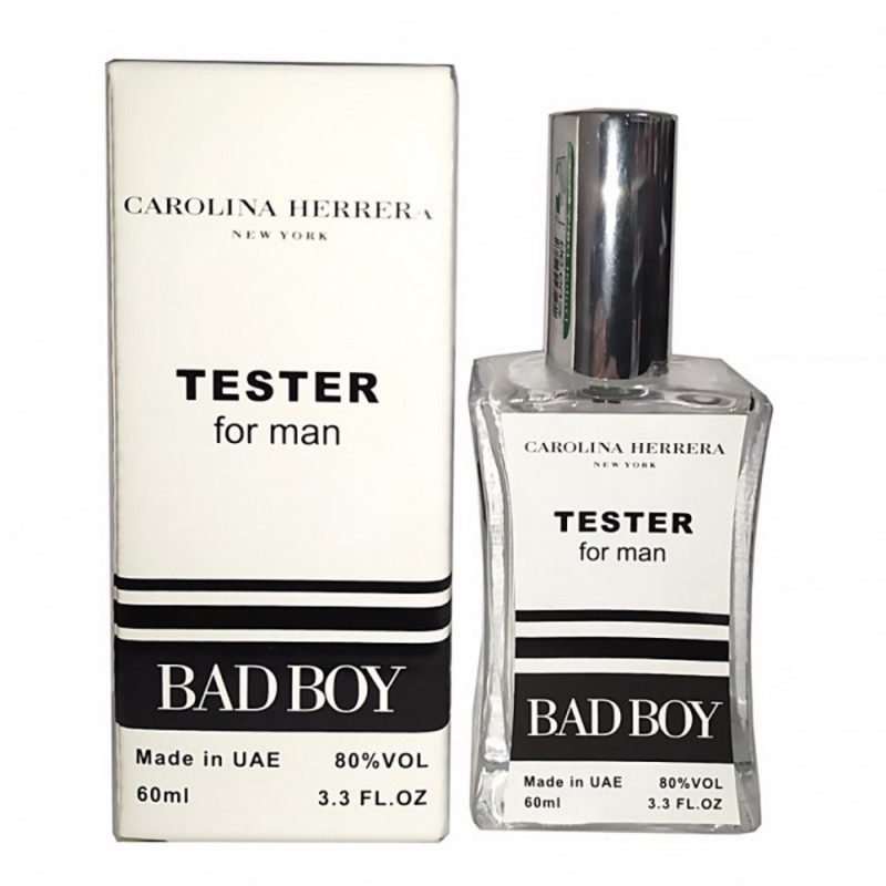 Мини парфюм Carolina Herrera Bad Boy 60мл (тестер белый)