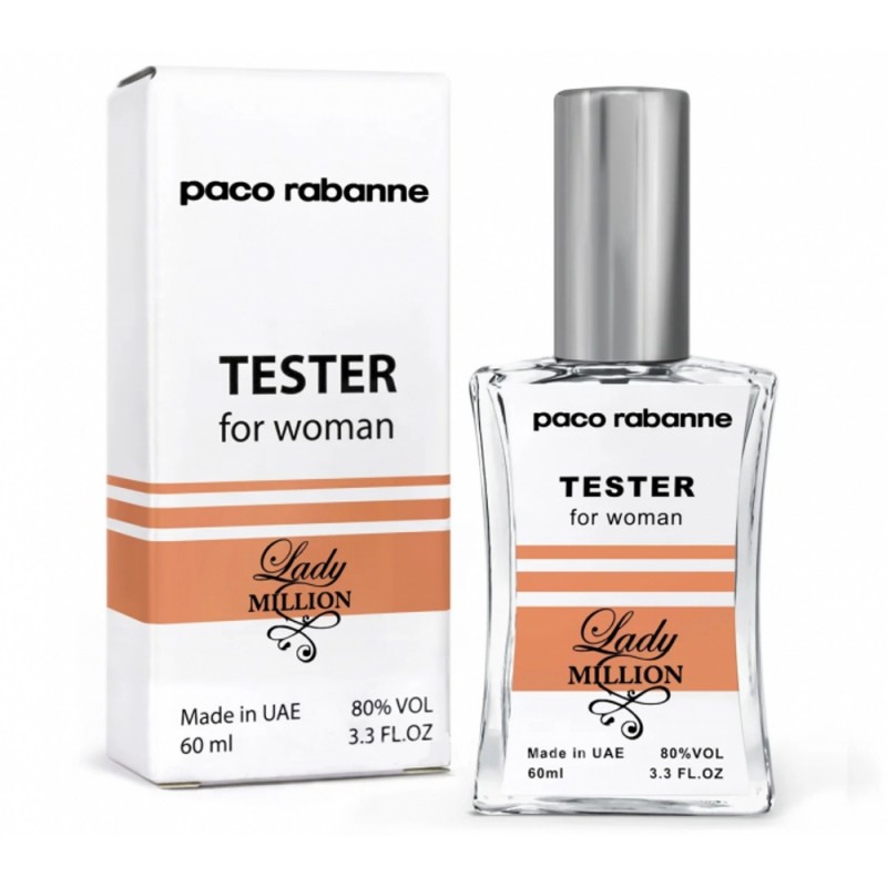 Мини парфюм Paco Rabanne Lady Million 60мл (тестер белый)