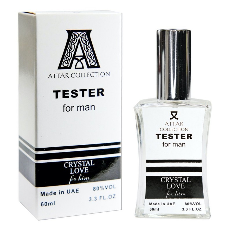Мини парфюм ATTAR CRYSTAL LOVE FOR HIM 60 мл (тестер белый)