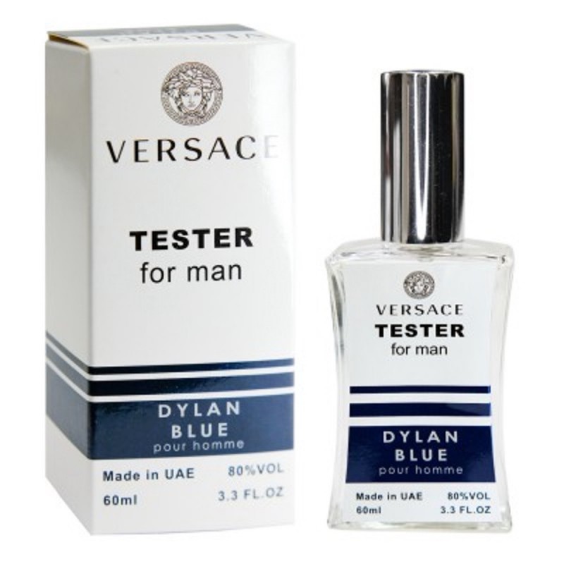 Мини парфюм VERSACE DYLAN BLUE POUR HOMME 60 мл (тестер белый)
