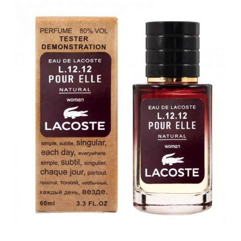 Мини парфюм Eau De Lacoste L.12.12 Pour Elle Natural 60 мл (тестер LUX)