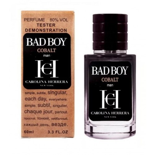Мини парфюм Carolina Herrera Bad Boy Cobalt Parfum Electrique 60 мл (тестер LUX)