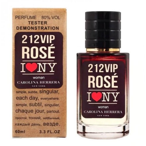 Мини парфюм Carolina Herrera 212 VIP Rosé Love NY 60 мл (тестер LUX)