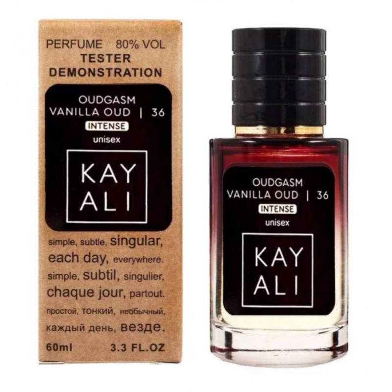 Міні парфум Kayali Oudgasm Vanilla Oud | 36 Intense 60 мл (тестер LUX)