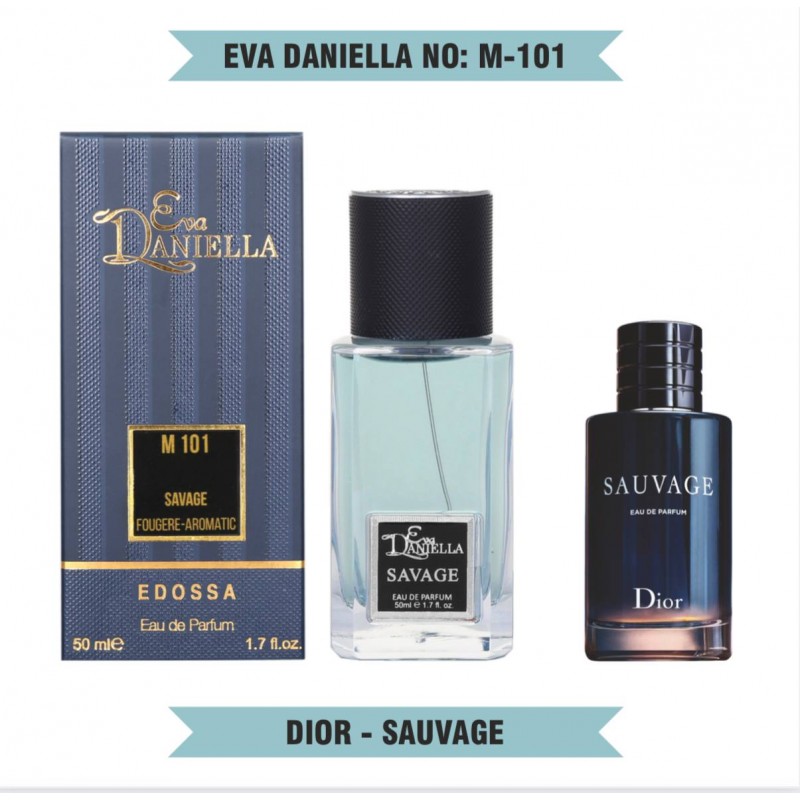 Міні парфум EVA DANIELLA NO: M-101 Christian Dior Sauvage 50 мл (edossa)