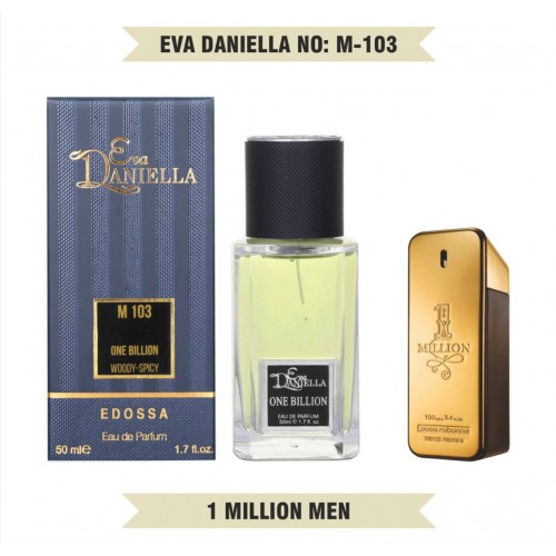 Міні парфум EVA DANIELLA  NO: M-103 Paco Rabanne 1 MILLION MEN 50 мл (edossa)