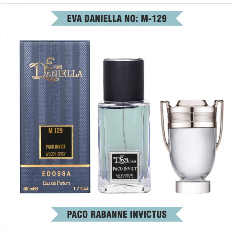 Міні парфум EVA DANIELLA NO: M-129 PACO RABANNE INVICTUS 50 мл (edossa)