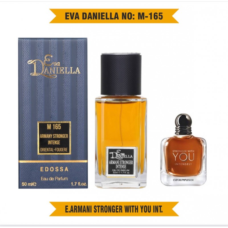 Мини парфюм EVA DANIELLA NO: M-165 E.ARMANI STRONGER WITH YOU INTENSE 50 мл (edossa)