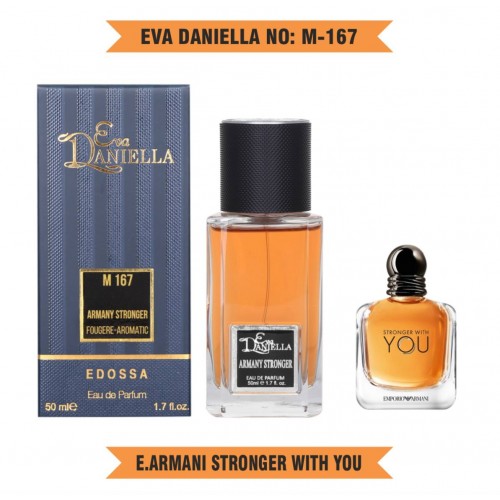 Міні парфум EVA DANIELLA NO: M-167 E.ARMANI STRONGER WITH YOU 50 мл (edossa)