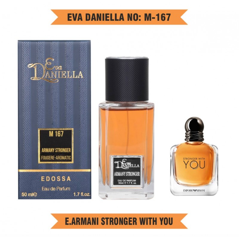 Мини парфюм EVA DANIELLA NO: M-167 E.ARMANI STRONGER WITH YOU 50 мл (edossa)
