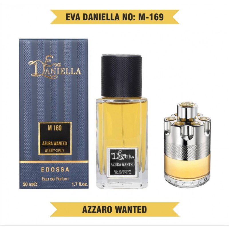 Міні парфум EVA DANIELLA NO: M-169 AZZARO WANTED 50 мл (edossa)