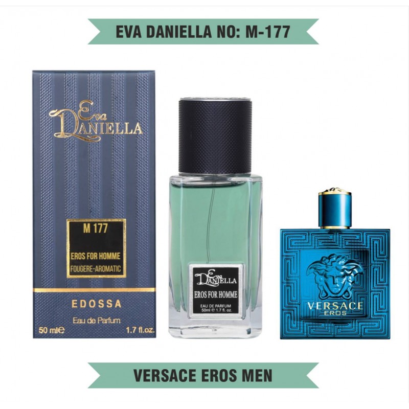 Міні парфум EVA DANIELLA NO: M-177 VERSACE EROS MEN 50 мл (edossa)