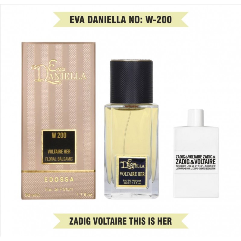 Мини парфюм EVA DANIELLA NO: W-200 ZADIG VOLTAIRE THIS IS HER 50 мл (edossa)