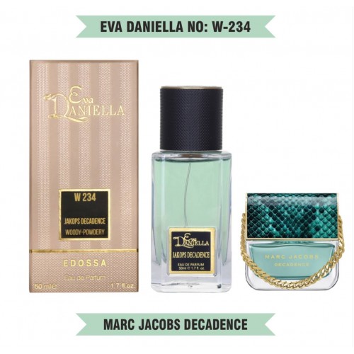 Міні парфум EVA DANIELLA NO: W-234 MARC JACOBS DECADENCE 50 мл (edossa)