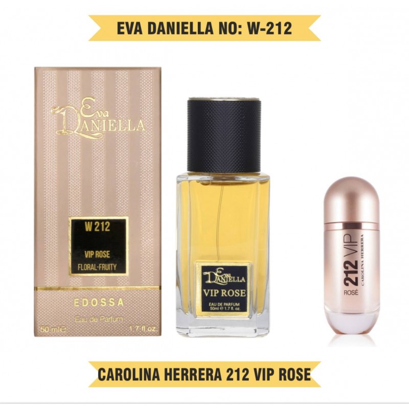 Міні парфум EVA DANIELLA NO: W-212 CAROLINA HERRERA 212 VIP ROSE 50 мл (edossa)