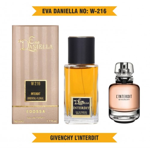 Мини парфюм EVA DANIELLA NO: W-216 GIVENCHY L’INTERDIT 50 мл (edossa)