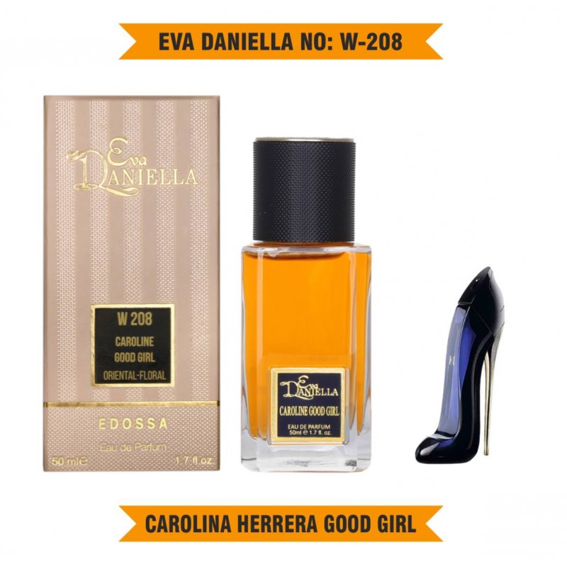 Міні парфум EVA DANIELLA NO: W-208 CAROLINA HERRERA GOOD GIRL 50 мл (edossa)