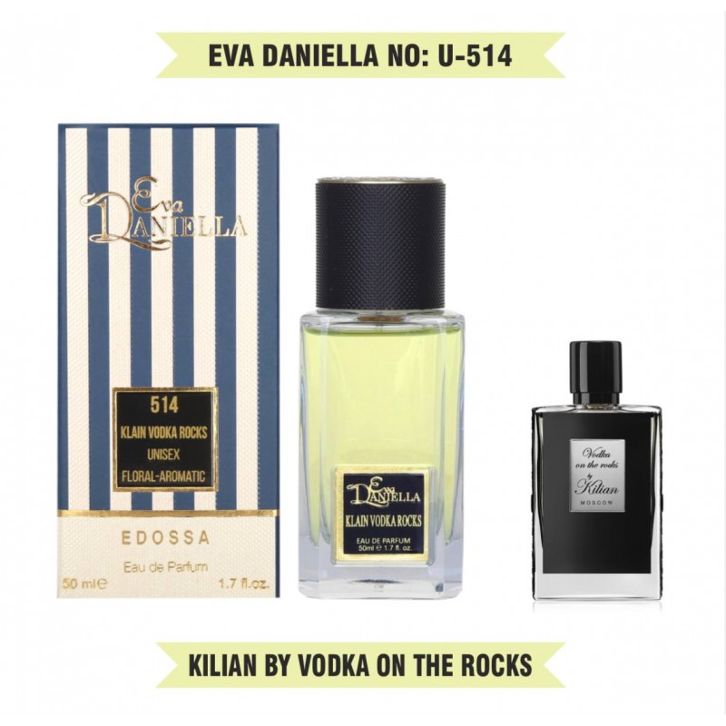 Міні парфум EVA DANIELLA NO: U-514 KILIAN BY VODKA ON THE ROCKS 50 мл (edossa)