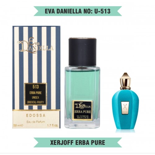 Міні парфум EVA DANIELLA NO: U-513 XERJOFF ERBA PURE 50 мл (edossa)