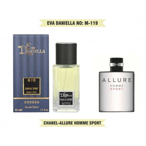 Міні парфум EVA DANIELLA NO: M	119	CHANEL ALLURE SPORT 50 мл (edossa)