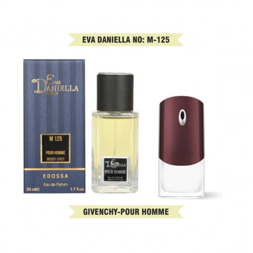 Міні парфум EVA DANIELLA NO: M 125 GIVENCHY POUR HOMME 50 мл (edossa)