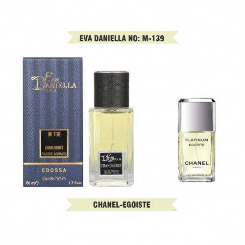 Міні парфум EVA DANIELLA NO: M	139	CHANEL EGOISTE PLATINUM 50 мл (edossa)