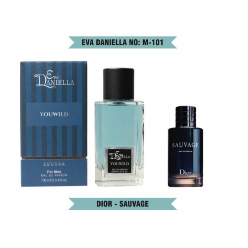 Міні парфум EVA DANIELLA NO: M-101 Christian Dior Sauvage 100 мл (edossa)