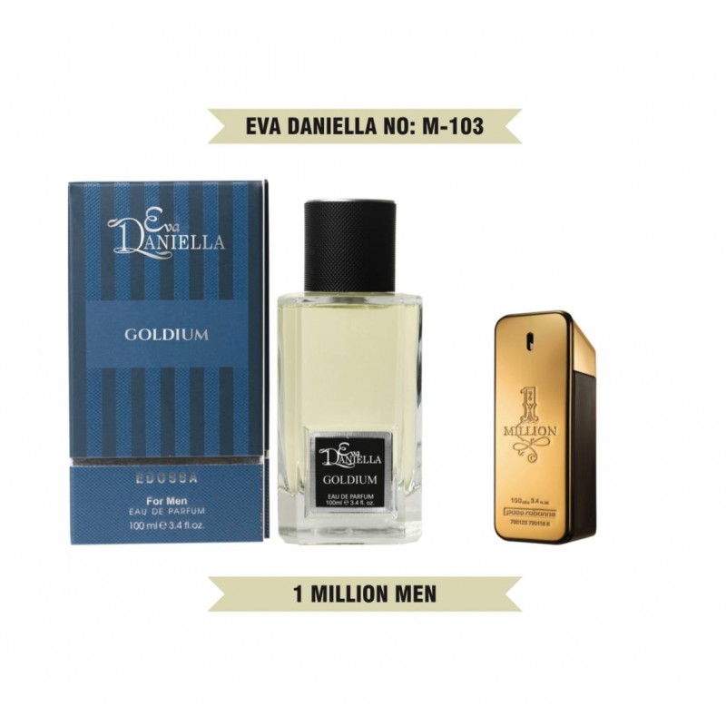 Міні парфум EVA DANIELLA  NO: M-103 Paco Rabanne 1 MILLION MEN 100 мл (edossa)