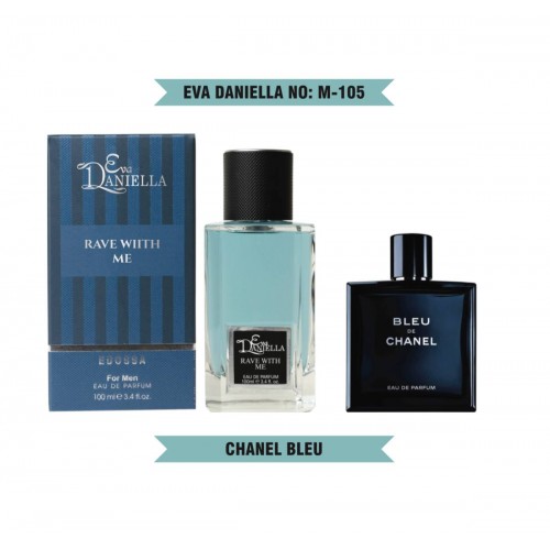 Міні парфум EVA DANIELLA NO: M-105 Chanel Bleu De Chanel 100 мл (edossa)