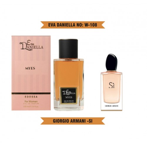 Міні парфум EVA DANIELLA NO: W-108 Giorgio Armani Si 100 мл (edossa)