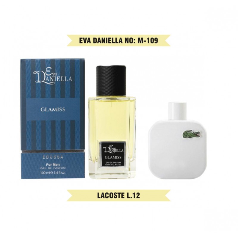 Міні парфум EVA DANIELLA NO: M-109 Lacoste Blanc 100 мл (edossa)