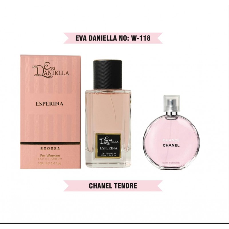 Міні парфум EVA DANIELLA NO: W 118 CHANEL TENDRE 100 мл (edossa)
