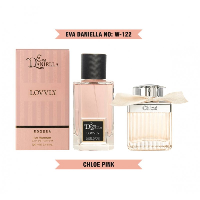Міні парфум EVA DANIELLA NO: W-122 Chloe parfum pink 100 мл (edossa)