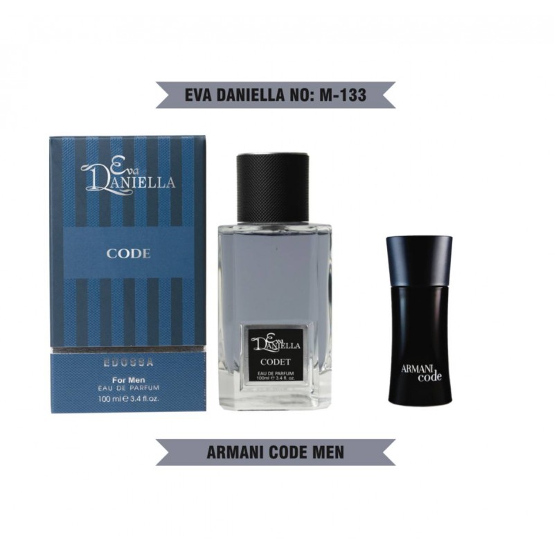 Міні парфум EVA DANIELLA NO: M 133 ARMANI CODE MEN 100 мл (edossa)