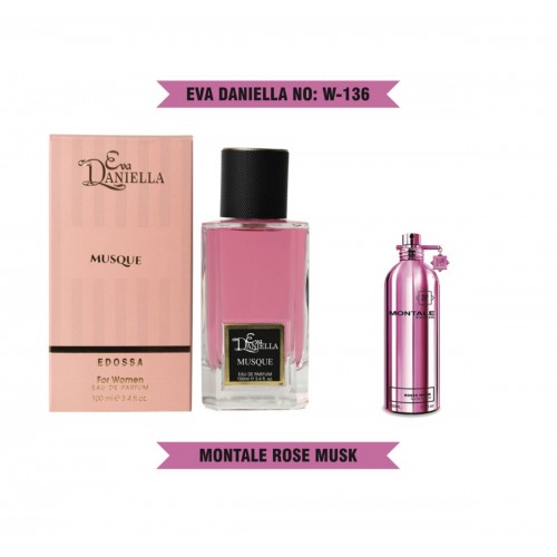 Мини парфюм EVA DANIELLA NO: W 136 MONTALE ROSES MUSK 100 мл (edossa)