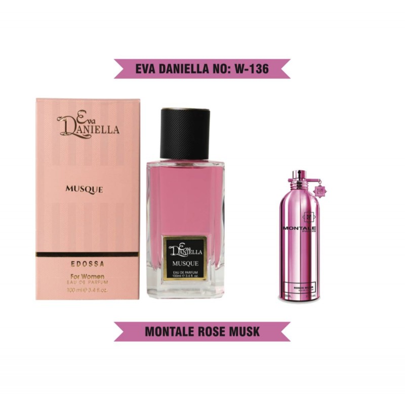 Мини парфюм EVA DANIELLA NO: W 136 MONTALE ROSES MUSK 100 мл (edossa)