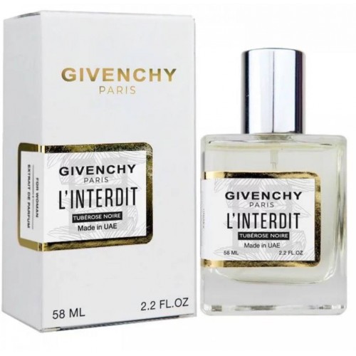 Мини парфюм Givenchy L`Interdit Tubereuse Noire 58мл N755 (тестер NEWLY)