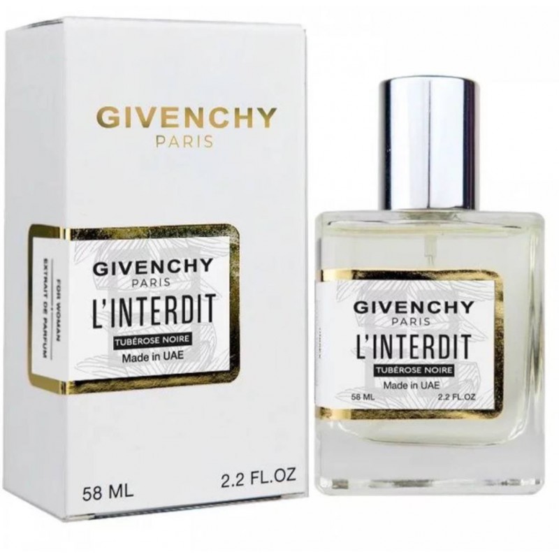Міні парфум Givenchy L`Interdit Tubereuse Noire 58мл N755(тестер NEWLY)