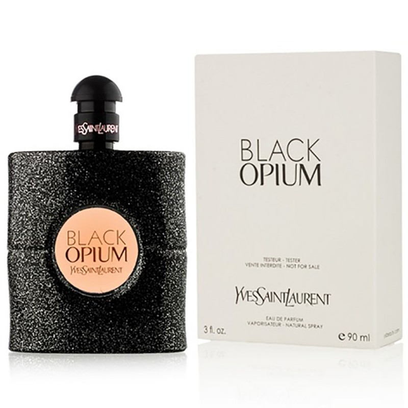 Тестер Yves Laurent Black Opium Parfum 90 мл помятые потекшие  (ОАЭ)