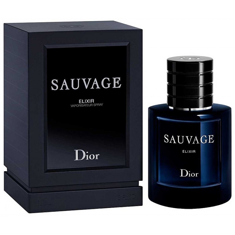 Парфюм Christian Dior Sauvage Elixir Dior Eau de Parfum 60 мл (с магнитной лентой) (люкс копия)