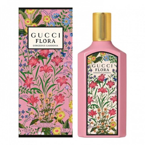 Парфум Gucci Flora Gorgeous Gardenia Eau de Parfum 100 мл (примяті коробки) (з магнітною стрічкою) (люкс копія)