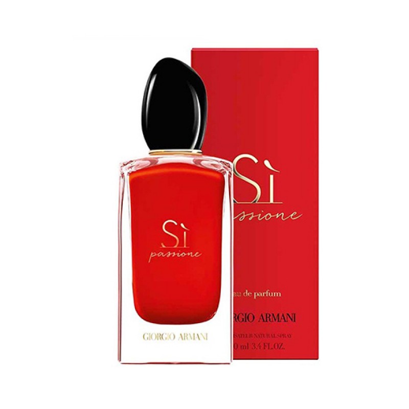 Парфюм GIORGIO ARMANI SI PASSIONE EAU DE PARFUM 100 мл (примятые) (с магнитной лентой) (люкс копия)