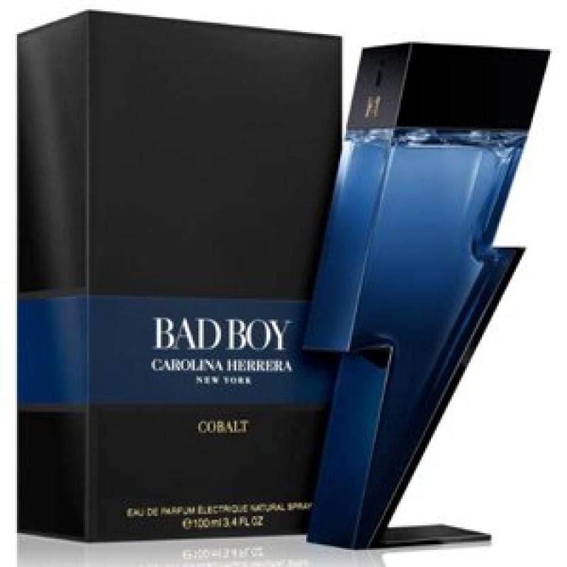 Парфум Carolina Herrera Bad Boy Cobalt 100 мл (уцінений товар) (з магнітною стрічкою) (люкс копія)